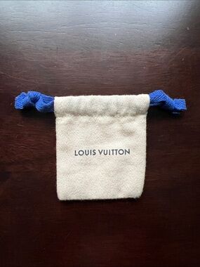 Louis Vuitton Jewelry Dust Bag, 2.5” x 3”